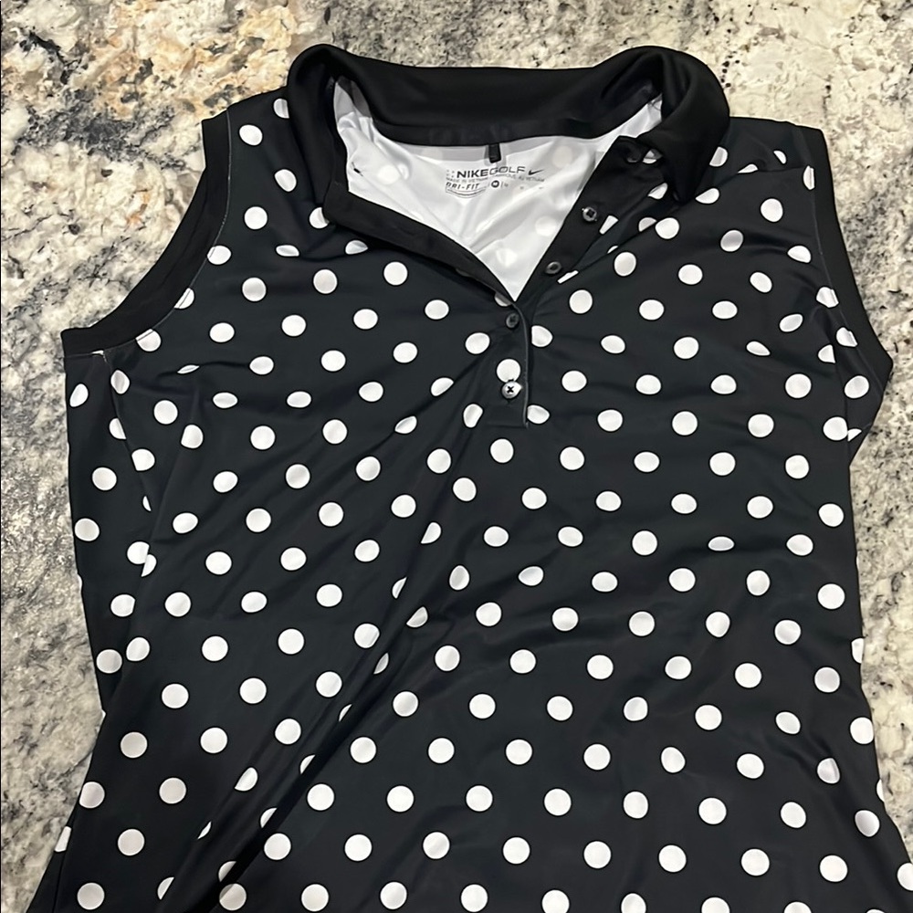 Nike Black Polka Dot Shirt